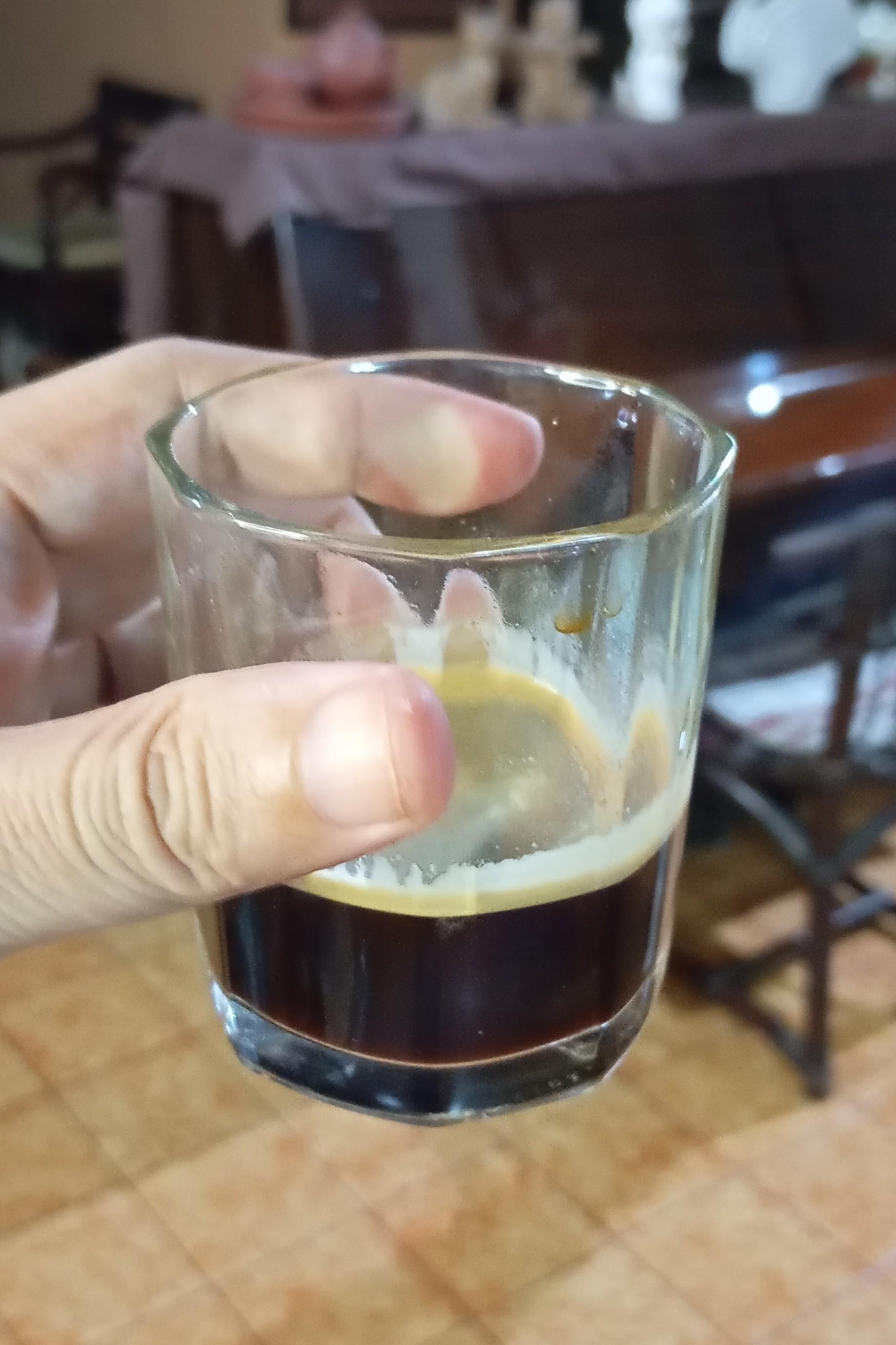 Segelas doppio alias double shot espresso